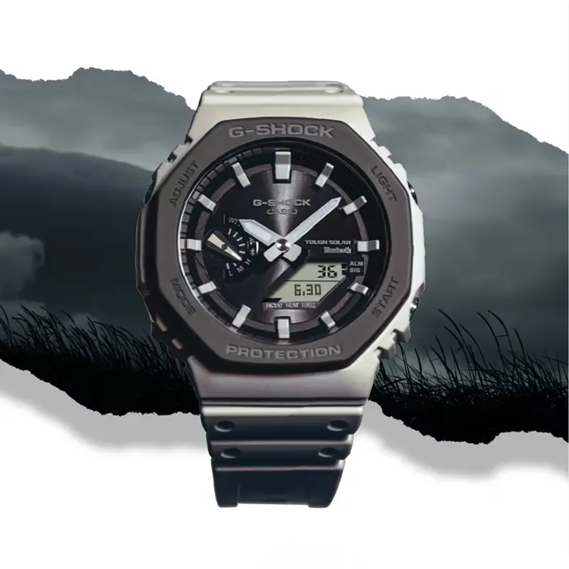 Casio G-Shock Analog-Digital Tough Solar Bluetooth Men's Watch- GA-B2100LUU-5A